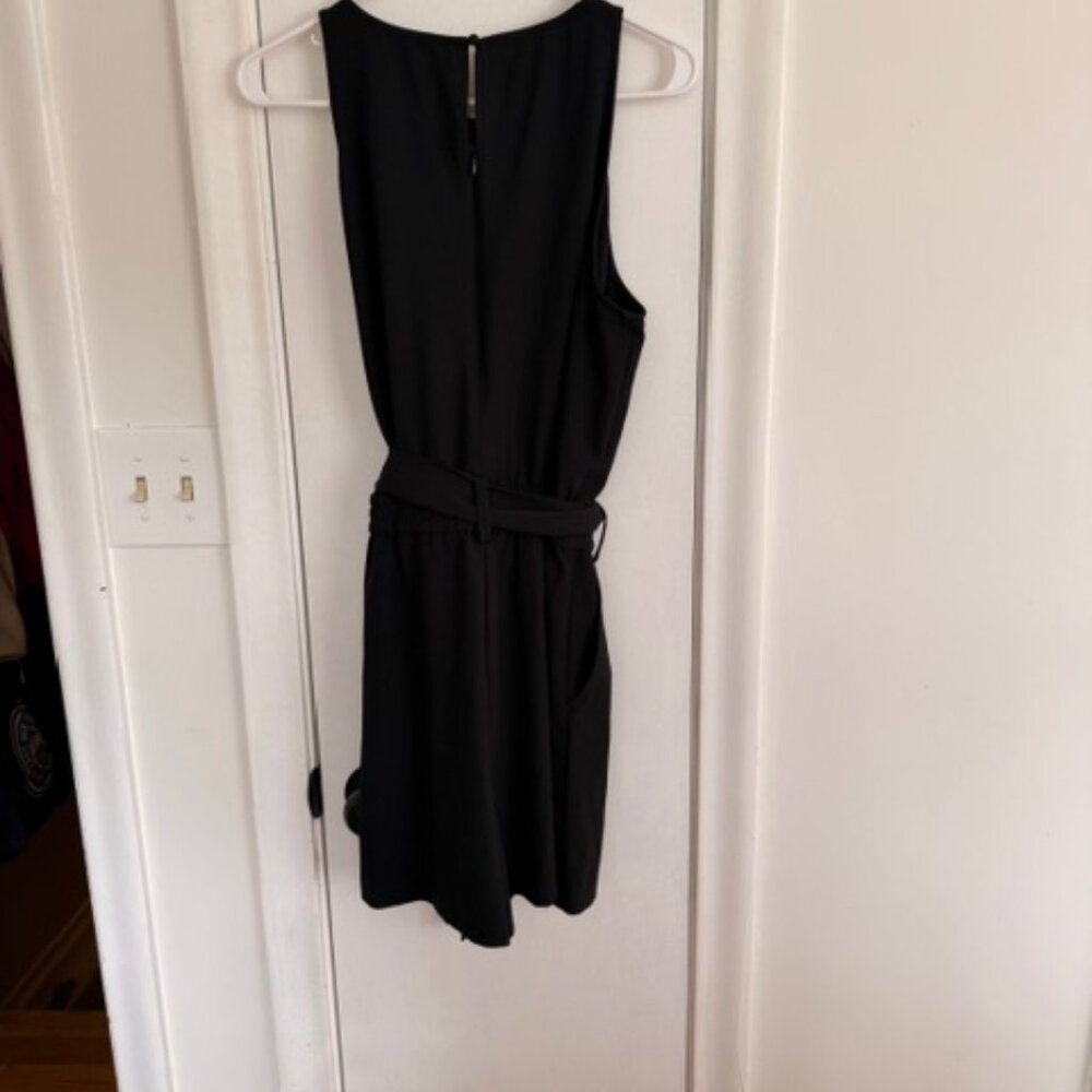 Banana Republic Black Belted Romper – Size Large – Chic One-Piece - Picture 6 of 6